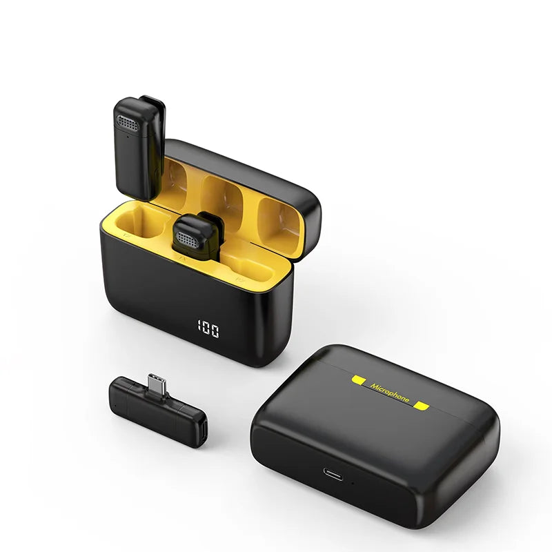 Lavalier ProMic Wireless – Microfone Sem Fio com Estojo de Carregamento