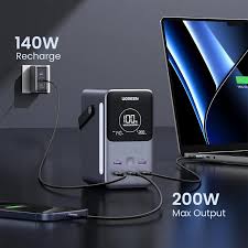 ⚡ Ubigbuy PowerStation 300W — Estação de Carregamento GaN Inteligente com 6 Portas e Display Digital