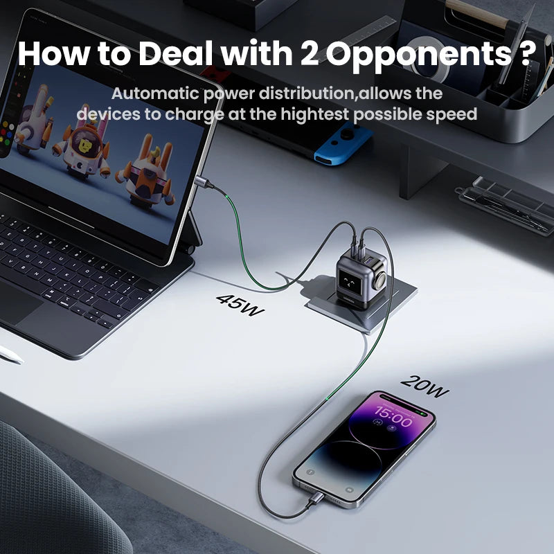 🤖⚡ UGREEN PowerBot 65W — O Carregador Inteligente Que Parece Sair de um Filme da Marvel! 💥🔋