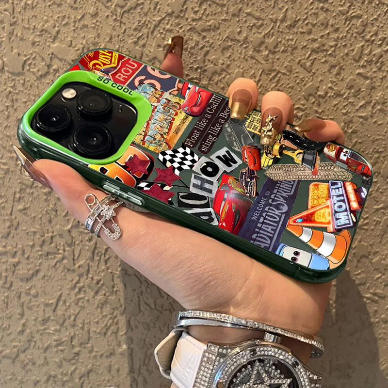 🚗🔥 Capa Lightning McQueen 95 Cars para iPhone — Estilo, Atitude e Proteção