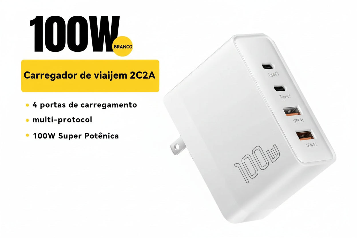 ⚡ Essager TurboGaN 100W — O Pequeno Monstro da Energia! ⚙️🔥