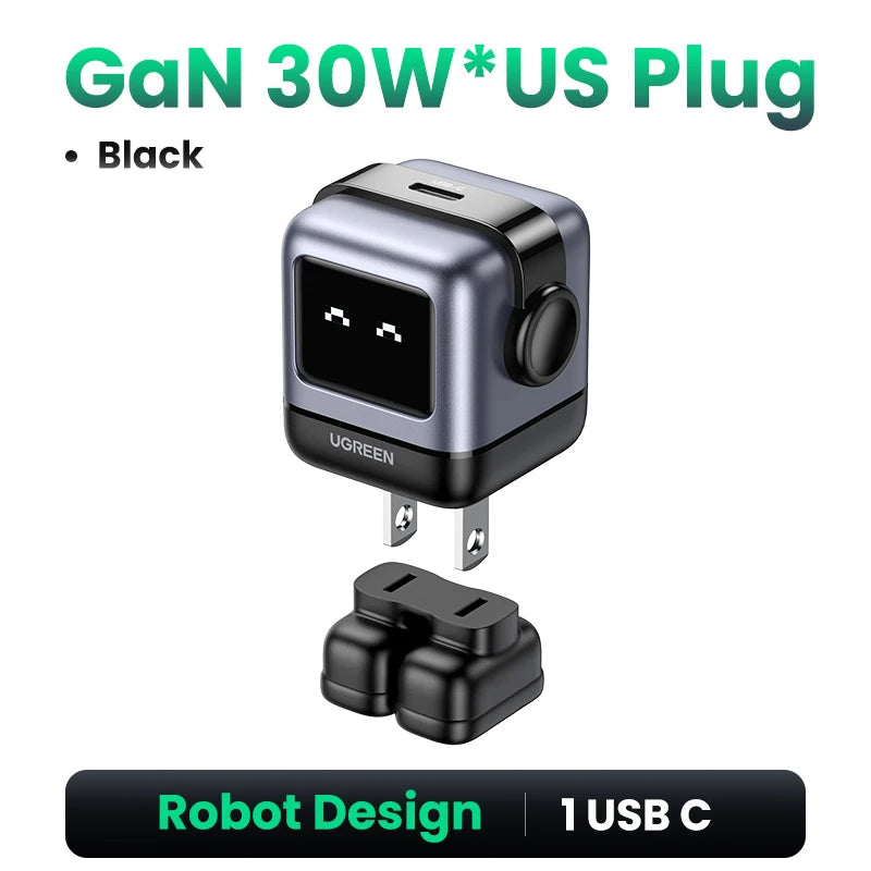 🤖⚡ UGREEN PowerBot 65W — O Carregador Inteligente Que Parece Sair de um Filme da Marvel! 💥🔋