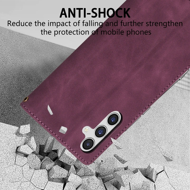 Capa Carteira Magnética FrameGuard — Proteção Inteligente, Estilo Executivo e Máxima Praticidade para Samsung Galaxy