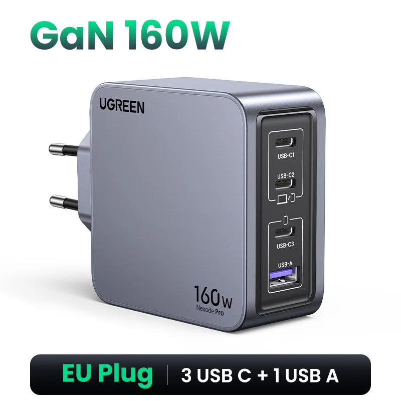 ⚡ “UGREEN TitanCharge 160W GaN Ultra” — O Monstro da Energia Inteligente!