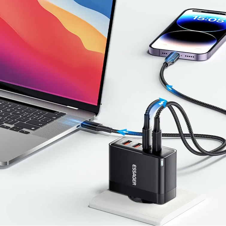 ⚡ Essager TurboGaN 100W — O Pequeno Monstro da Energia! ⚙️🔥