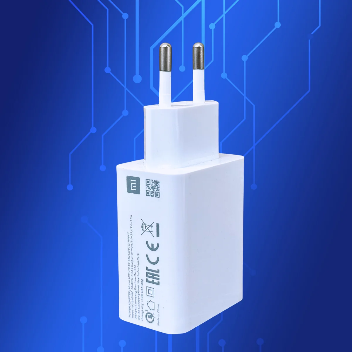 🔌 Xiaomi TurboCharge 18W Pro – Carregador Rápido QC 3.0 com Cabo USB-C