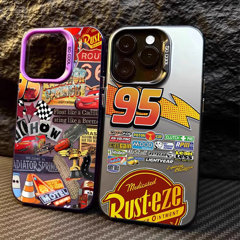🚗🔥 Capa Lightning McQueen 95 Cars para iPhone — Estilo, Atitude e Proteção