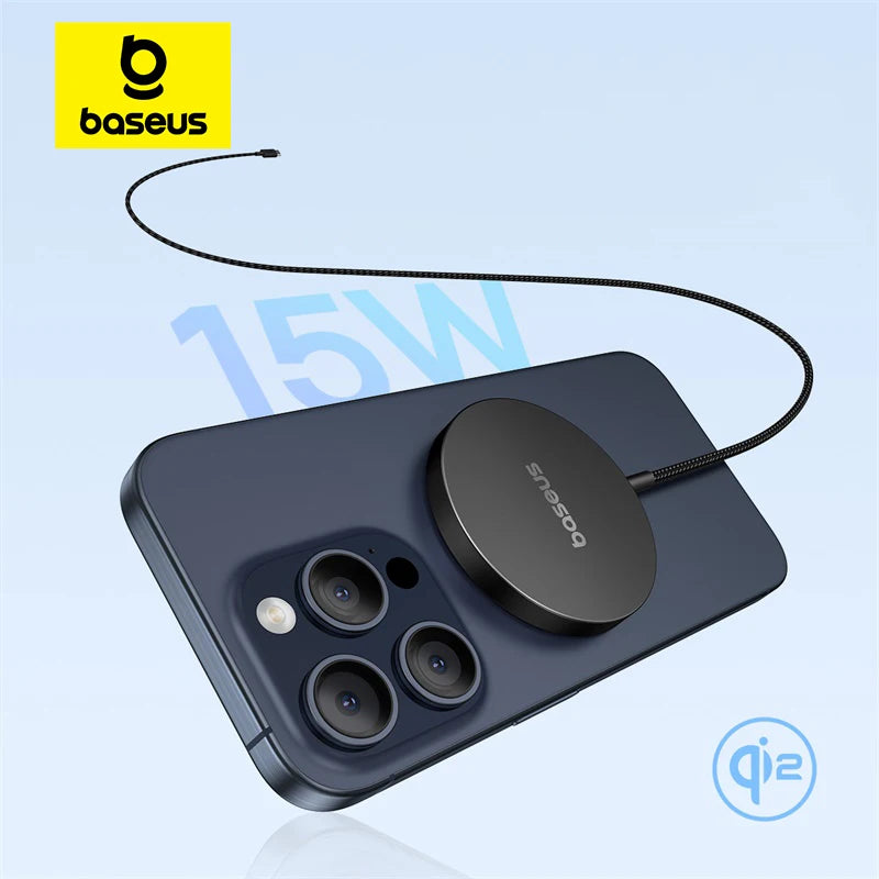 ⚡ Baseus MagBoost Qi2 15W — O Íman do Poder Invisível! 🌀📱