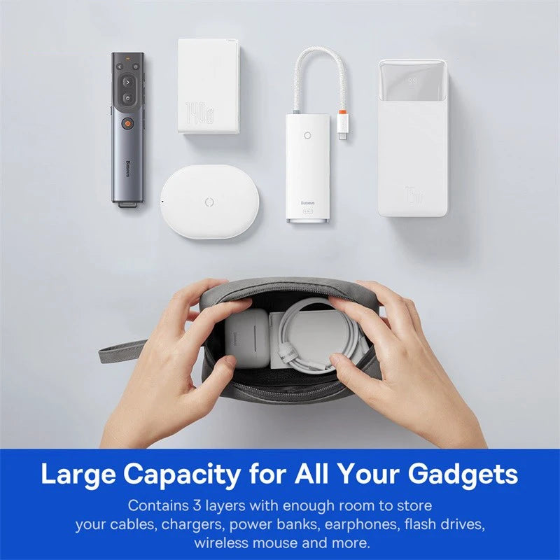 🎒 Baseus TechBag Pro — A Bolsa dos Reis da Organização! 👑