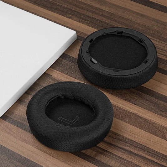 🎧✨ Earpads Premium Rosas & Pretos para Anker Soundcore Life Q30/Q35 — Conforto, Estilo e Som Renovado