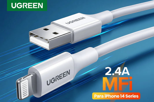 🔗 UGREEN Lightning Elite MFi — Cabo Oficial Apple para Carregamento Rápido e Sincronização Perfeita