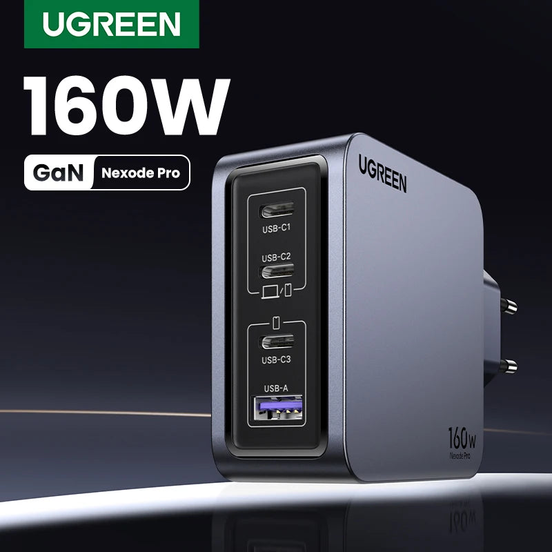 ⚡ “UGREEN TitanCharge 160W GaN Ultra” — O Monstro da Energia Inteligente!