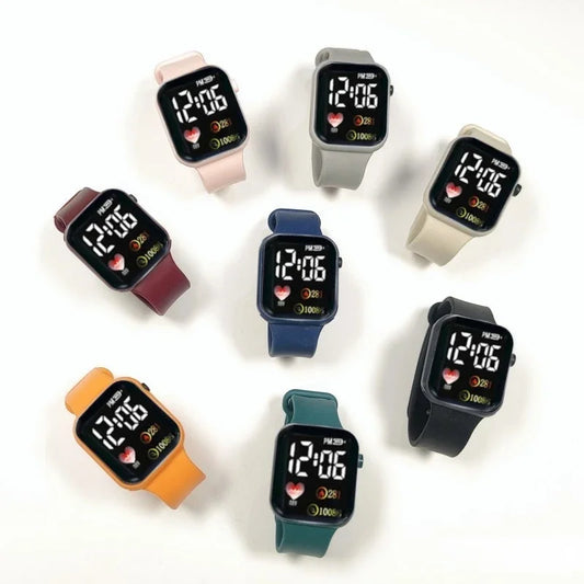 Kids LED Sport Watch – Relógio Digital à Prova d’Água para Crianças