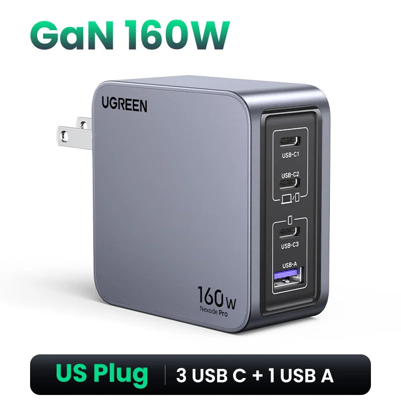 ⚡ “UGREEN TitanCharge 160W GaN Ultra” — O Monstro da Energia Inteligente!