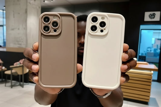 🍬 Capa Luxo Candy Color para iPhone – Silicone Antichoque e Proteção Total