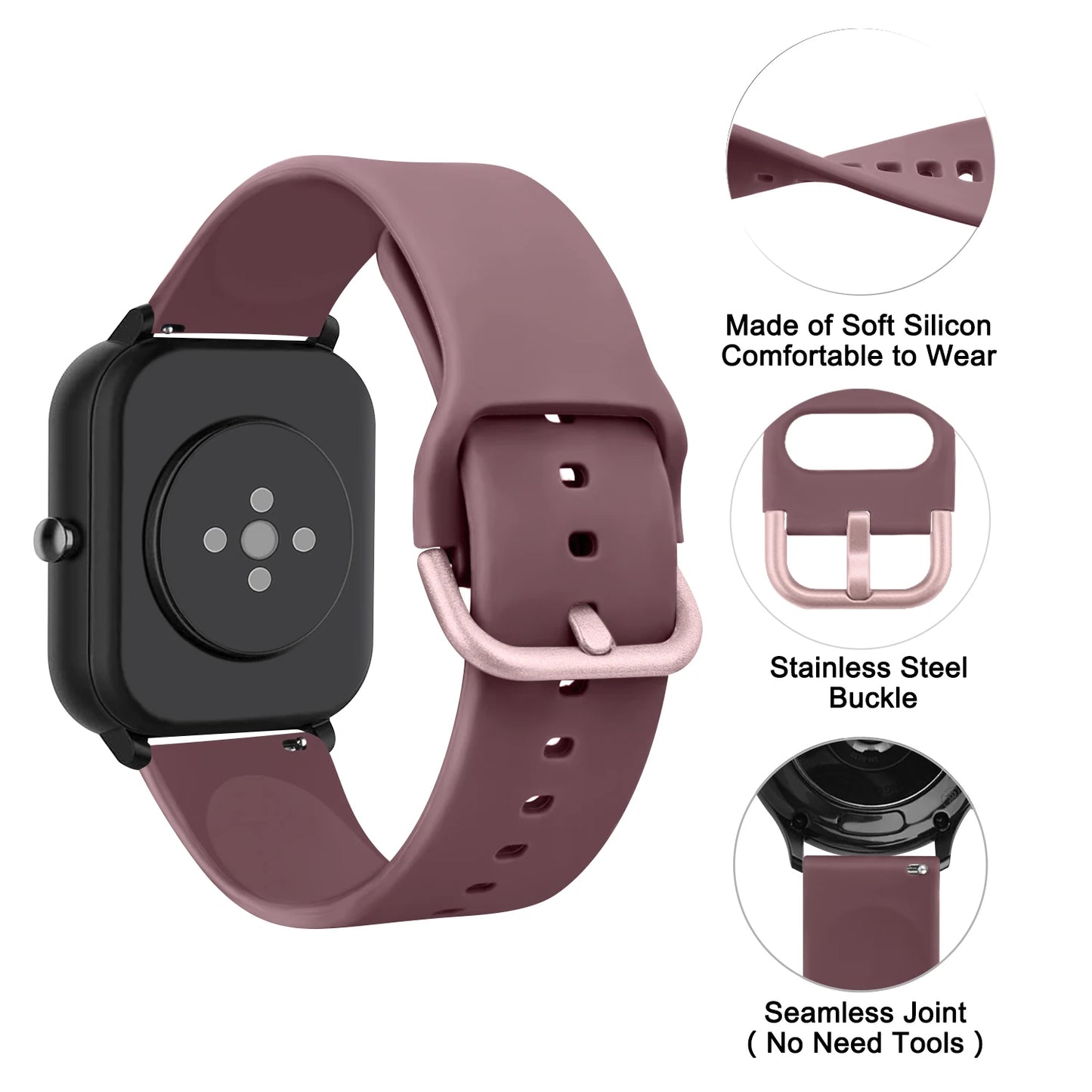 ⌚ Pulseira 20/22mm para Amazfit — Estilo, Conforto e Versatilidade no Teu Pulso