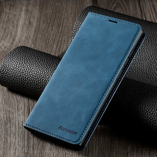 GalaxyVault – Capa Flip de Couro com Carteira para Samsung