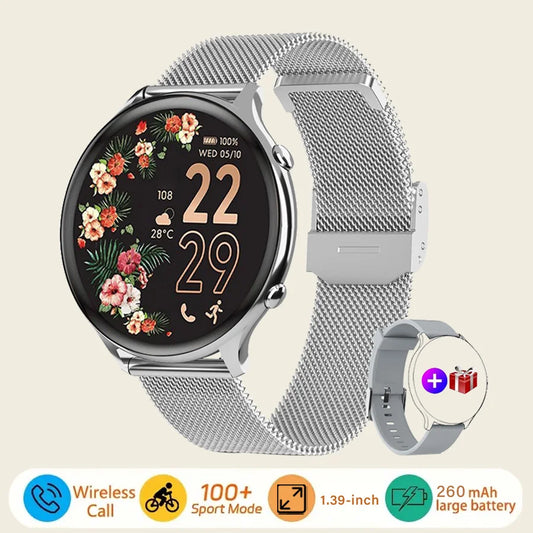 LunaFit Aura – Smartwatch Feminino Always-On IP67