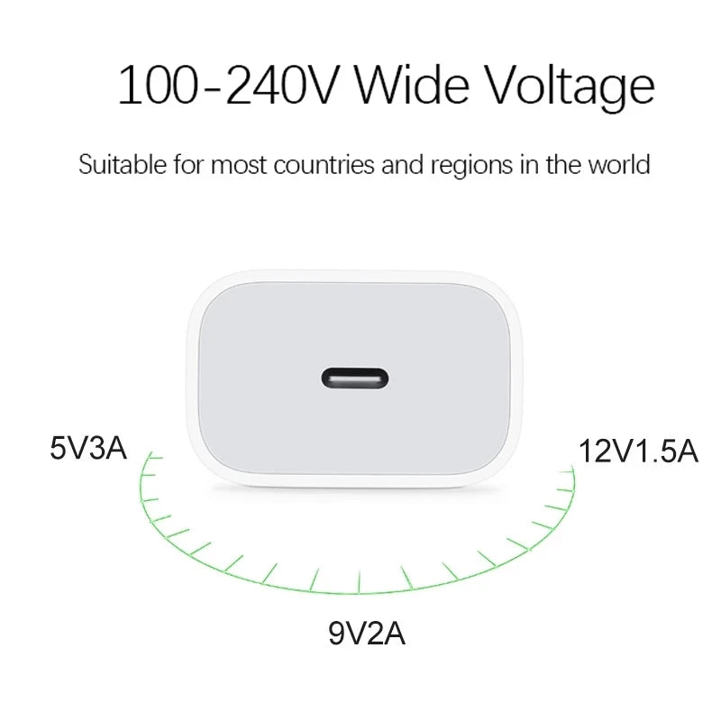 ⚡ “Apple PowerFlow 20W 2025 Original” — O Carregador Oficial da Velocidade! 