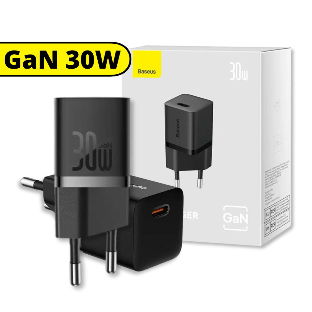 Baseus 30W GaN TurboCharge — O Mini Monstro que Carrega com Raiva! ⚡