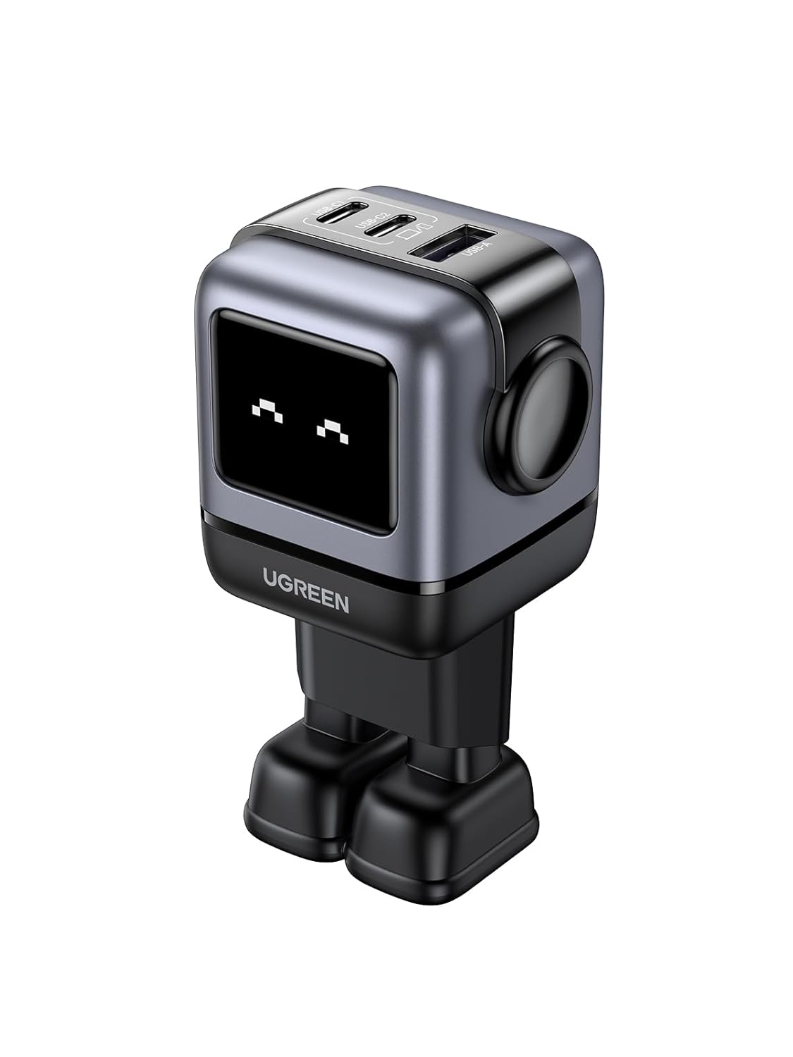 🤖⚡ UGREEN “ROBOCHARGE” 65W GaN PD3.0 — O Carregador Inteligente com Força de Robô!