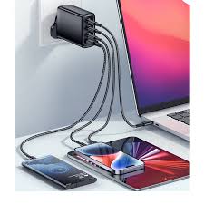 ⚡ Ubigbuy PowerStation 300W — Estação de Carregamento GaN Inteligente com 6 Portas e Display Digital